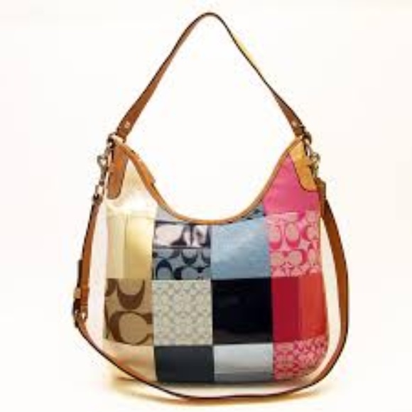 Coach Handbags - Coach Patchwork Hobo Bag